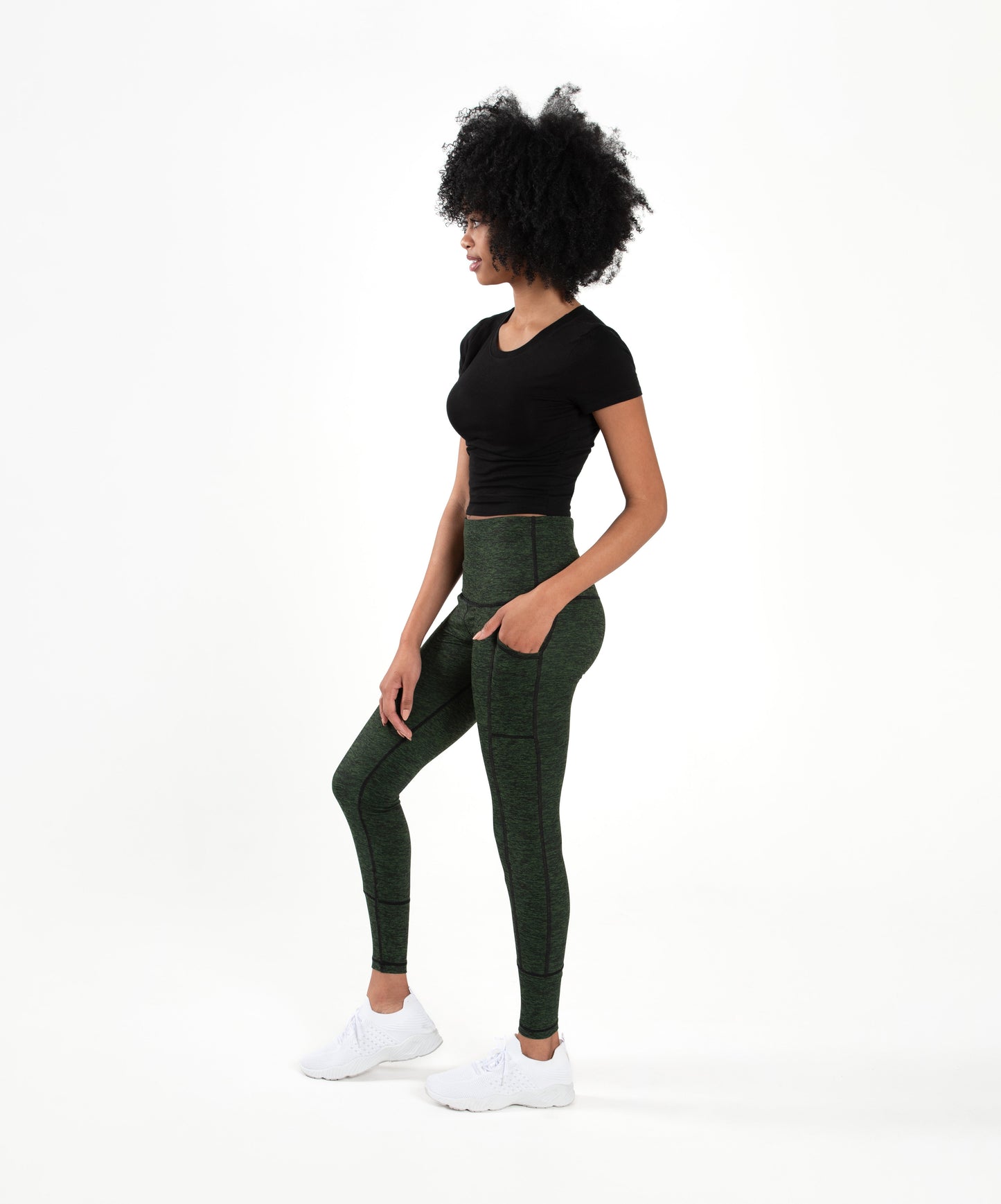 SweetFlexx Hi-Rise Resistance Leggings with Pockets | High-Waisted Workout Tights