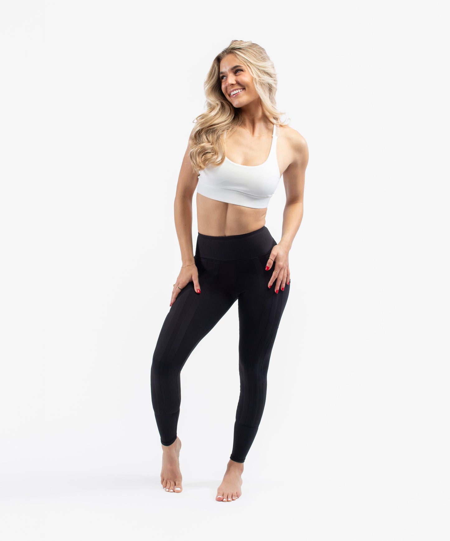 SweetFlexx Hi-Rise Resistance Leggings with Pockets | High-Waisted Workout Tights