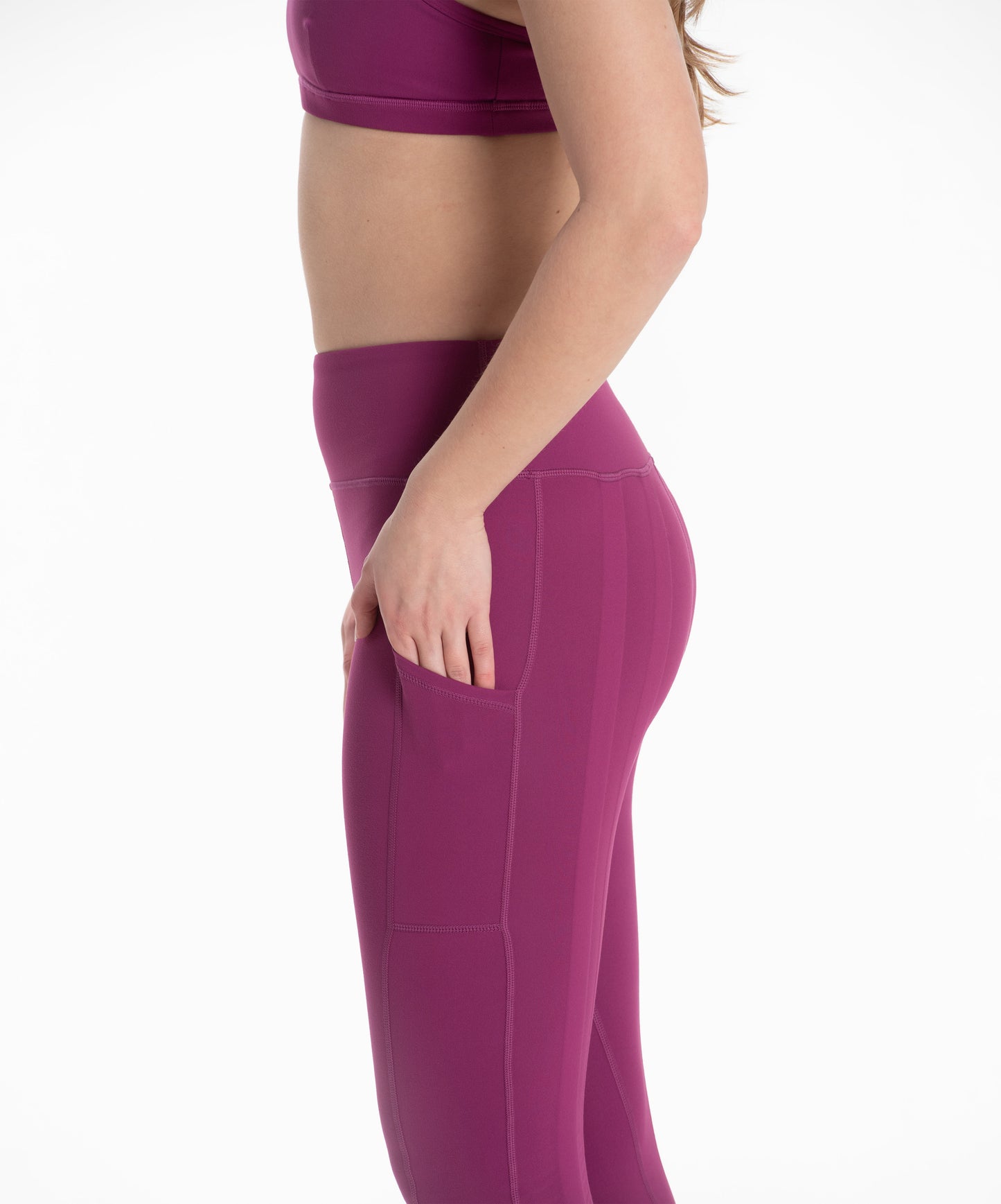 SweetFlexx Hi-Rise Booty-Lifting Resistance Leggings with Pockets | Built-in Booty Band Workout Tights