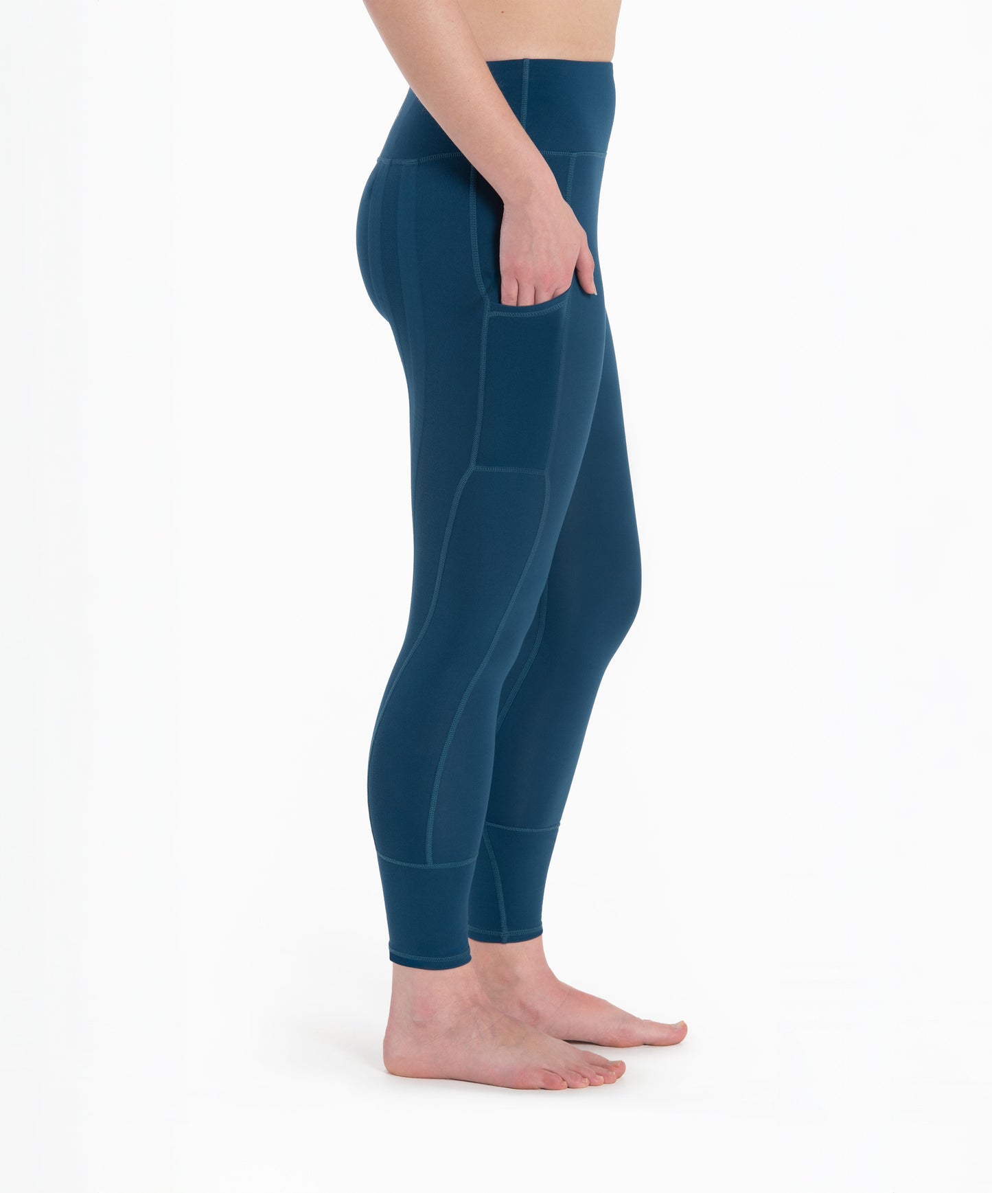 SweetFlexx Hi-Rise Booty-Lifting Resistance Leggings with Pockets | Built-in Booty Band Workout Tights