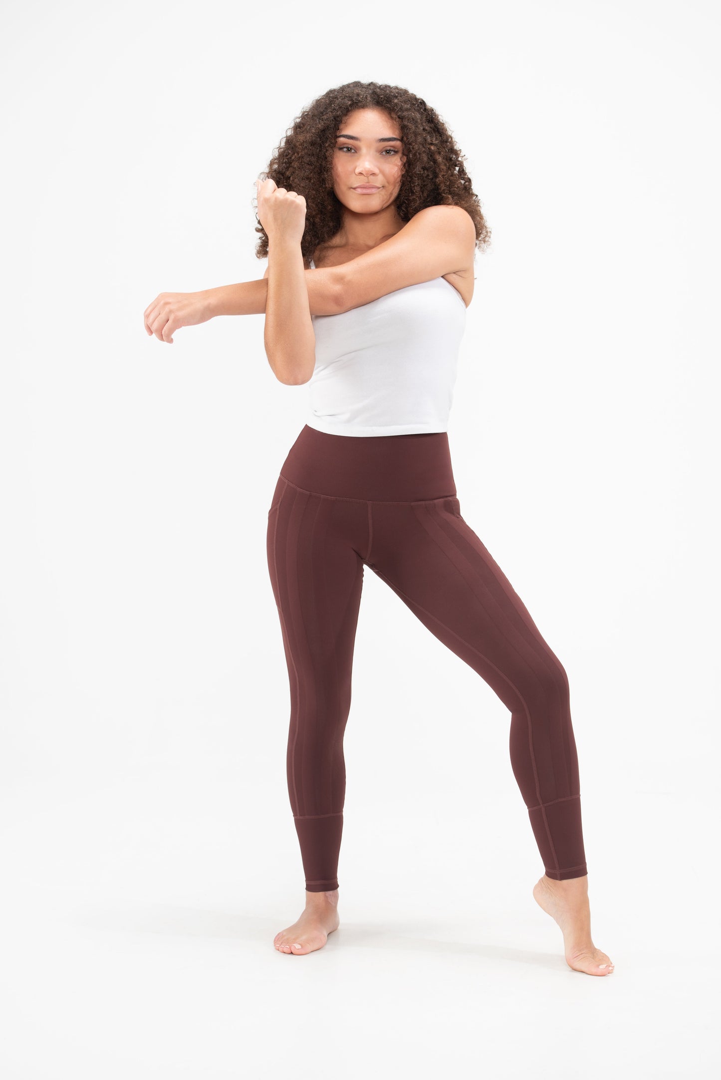 SweetFlexx Hi-Rise Resistance Leggings with Pockets | High-Waisted Workout Tights