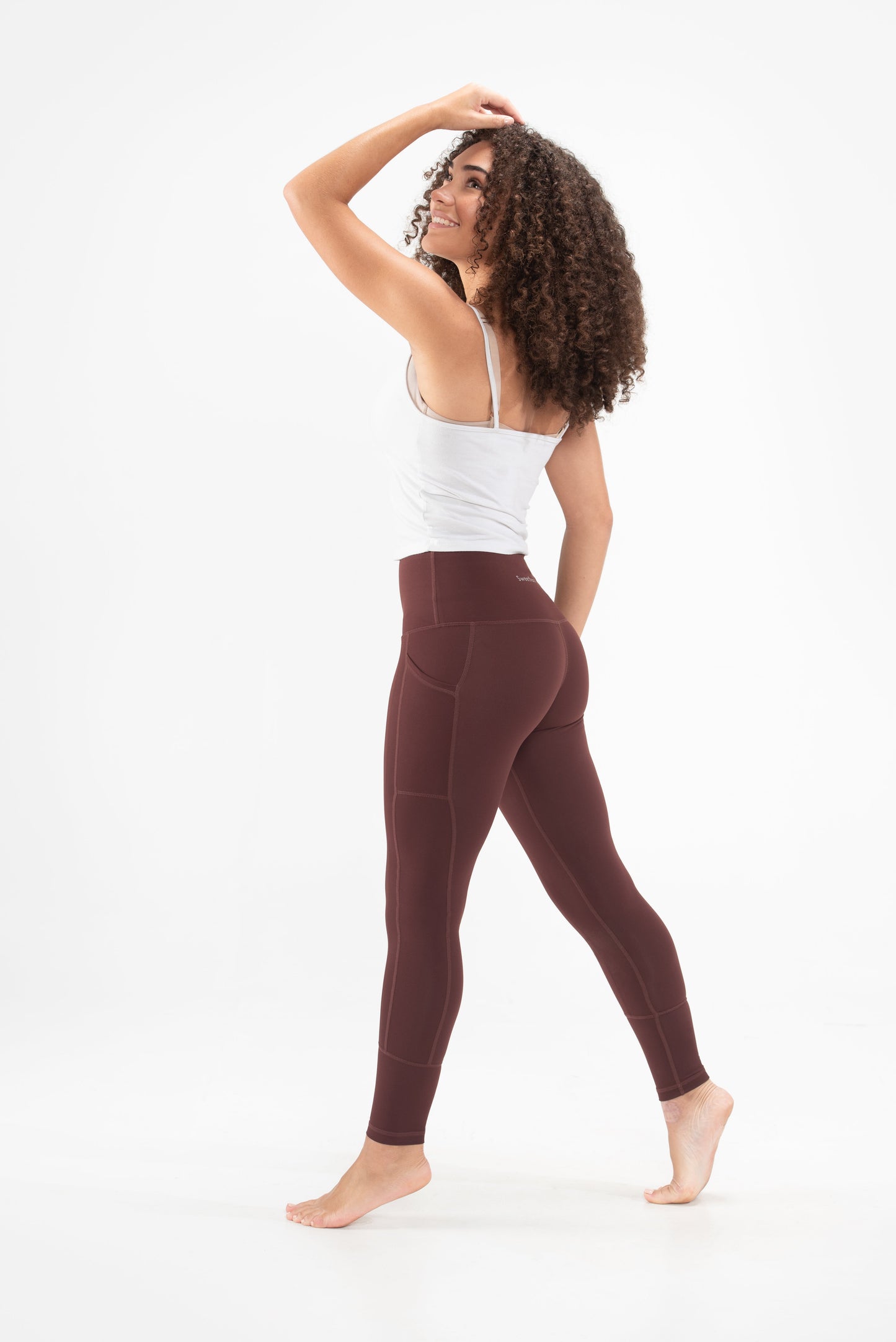 SweetFlexx Hi-Rise Resistance Leggings with Pockets | High-Waisted Workout Tights