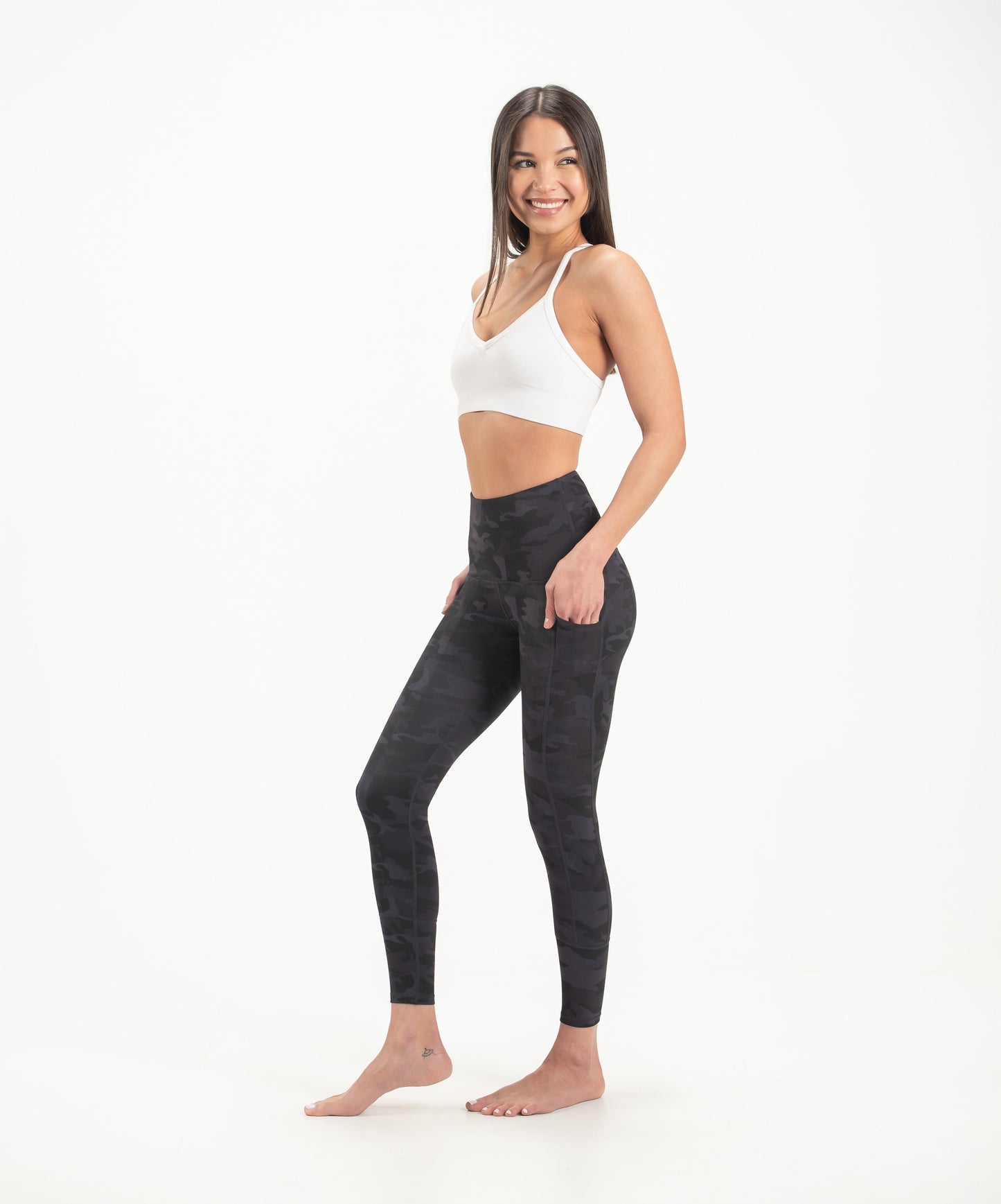 SweetFlexx Hi-Rise Resistance Leggings with Pockets | High-Waisted Workout Tights