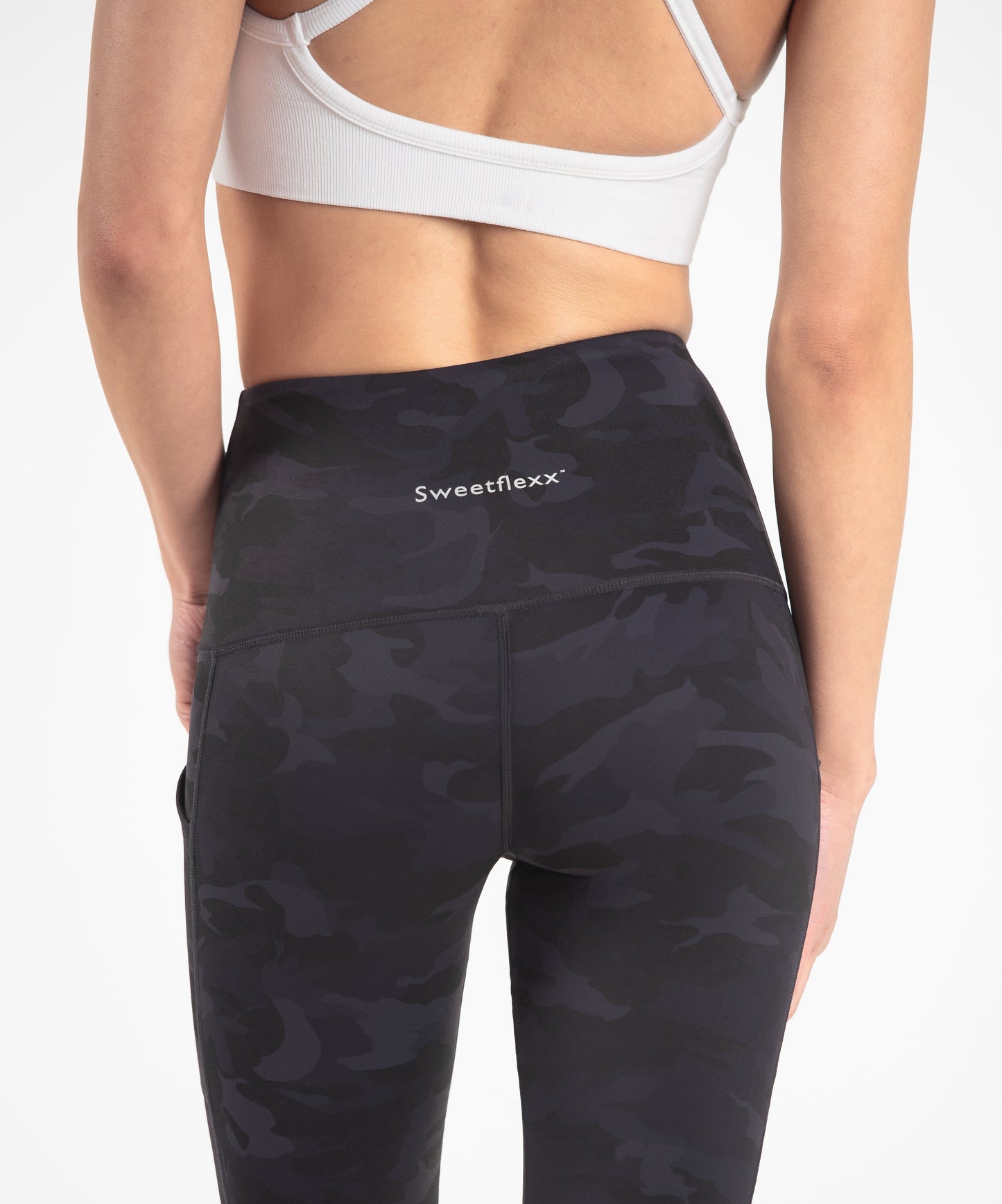 SweetFlexx Hi-Rise Resistance Leggings with Pockets | High-Waisted Workout Tights